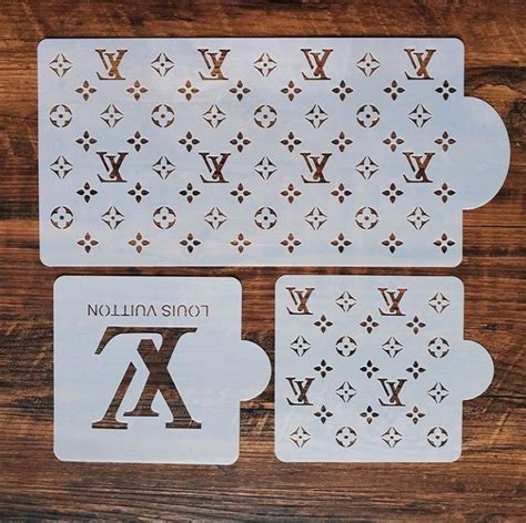 louis vuitton coffee stencil|louis vuitton stencils for painting.